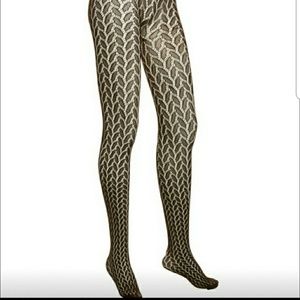 2 pair Cavallini Open Knit Hose